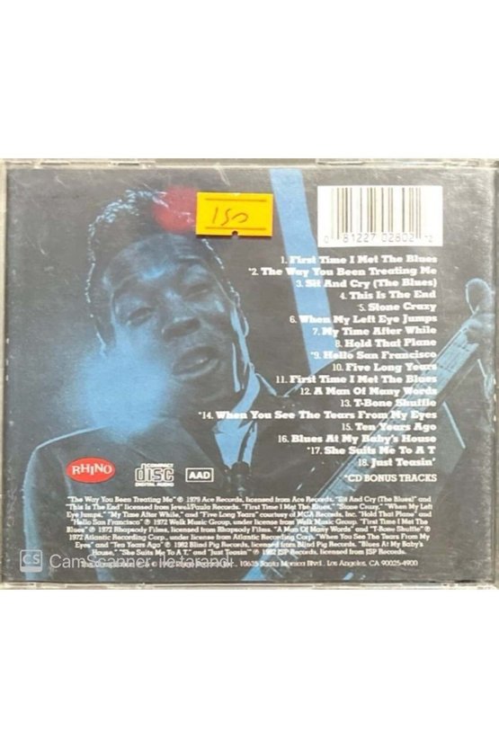 (PLAK DEĞİLDİR CD DİR) Cd The Very Best Of Buddy Guy Unoffical Cd