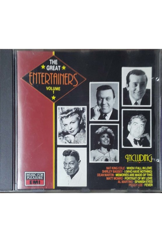 (PLAK DEĞİLDİR CD DİR) Cd The Great Entertainers Volume 1 Cd