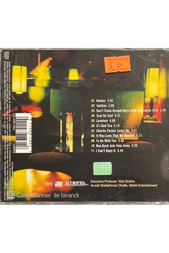(PLAK DEĞİLDİR CD DİR) Cd Rod Stewart Human Cd