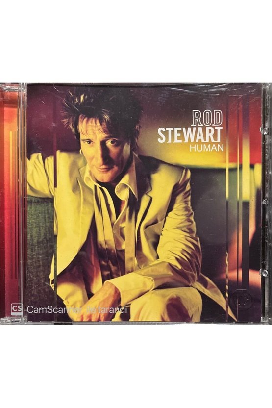 (PLAK DEĞİLDİR CD DİR) Cd Rod Stewart Human Cd