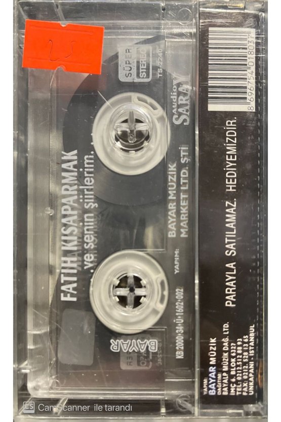 Fatih Kısaparmak Ve Senin Şiirlerim Kaset