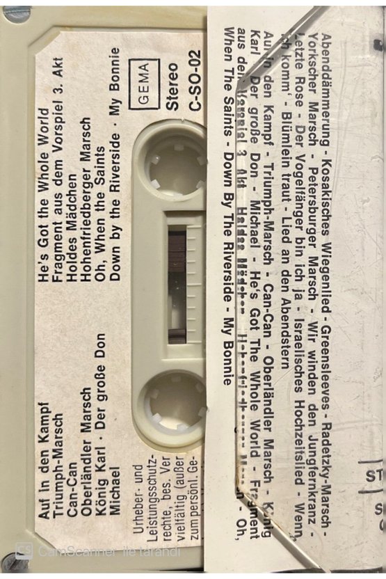 Abenddammerung The Johnny Merten Sound Kaset