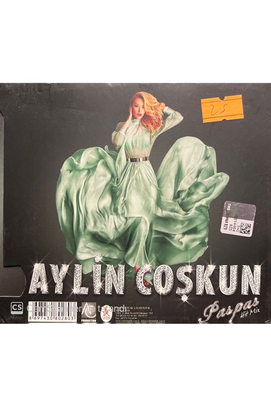 (PLAK DEĞİLDİR CD DİR) Cd Aylin Coşkun Paspas Hit Mix Açılmamış Ambalajında Cd