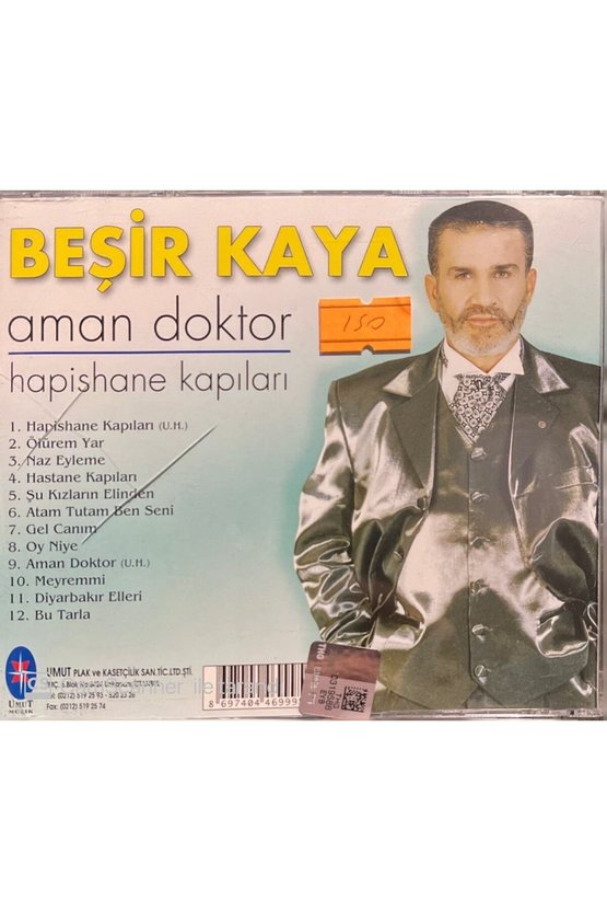(PLAK DEĞİLDİR CD DİR) Cd Beşir Kaya Aman Doktor Cd
