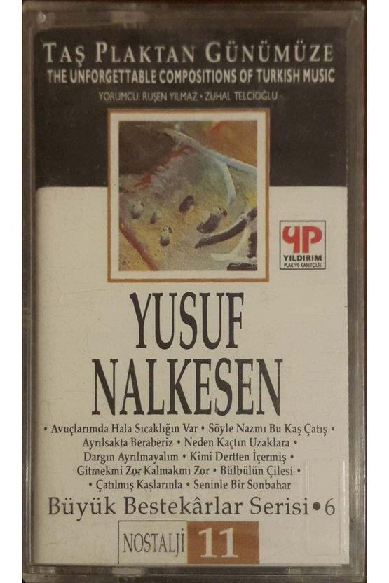 Yusuf Nalkesen Nostalji 11  Açılmamış Jelatininde Kaset