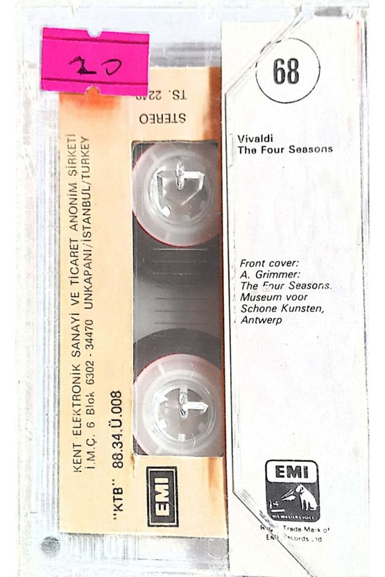 Vivaldi The Four Seasons Yehudi Menuhin Camerata Lysy Kaset