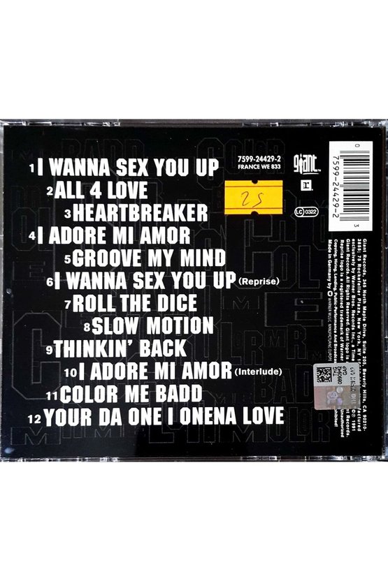 (PLAK DEĞİLDİR CD DİR) Cd Golor Me Band C:m:b. Cd