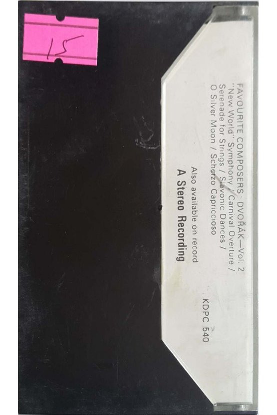 Favourite Composers Dvorak Vol 2 Kaset