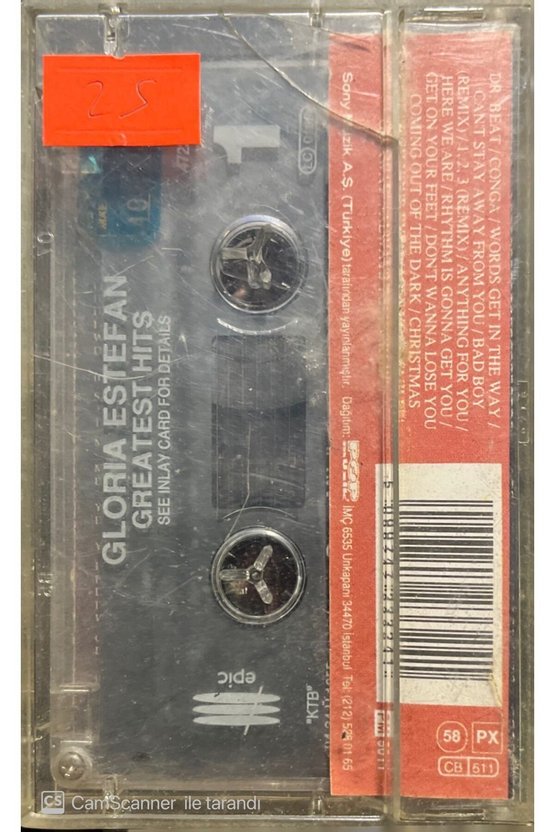 Gloria Estefan Greatest Hits Kaset