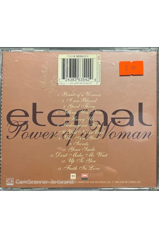 (PLAK DEĞİLDİR CD DİR) Cd Eternal Power Of A Woman Cd