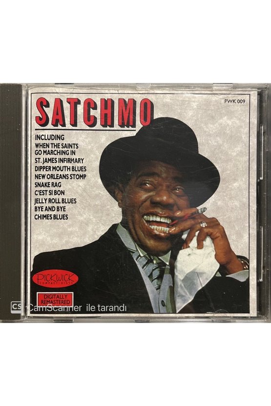 (PLAK DEĞİLDİR CD DİR) Cd Louis Armstrong Satchmo Cd