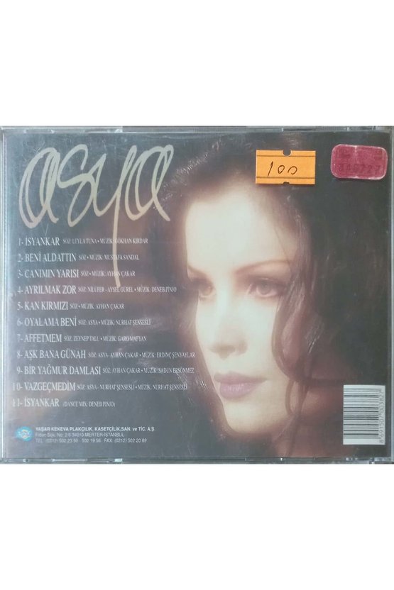 (PLAK DEĞİLDİR CD DİR) Cd Asya Cd