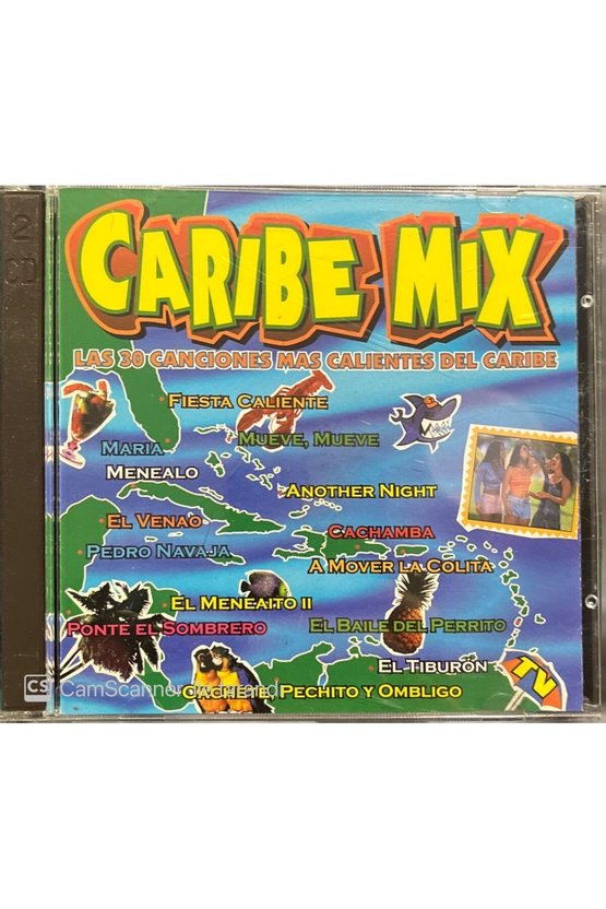 (PLAK DEĞİLDİR CD DİR) Cd Caribe Mix Double Cd