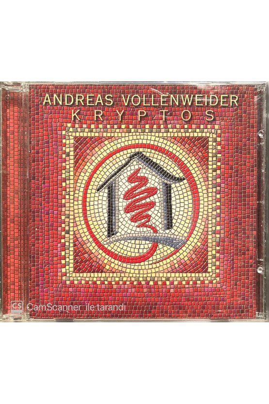 (PLAK DEĞİLDİR CD DİR) Cd Andreas Vollenweider Kryptos Cd