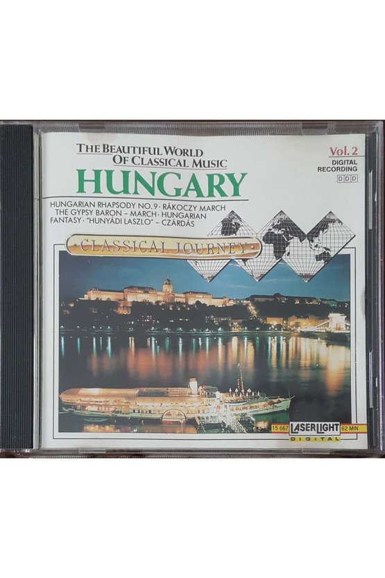 (PLAK DEĞİLDİR CD DİR) Cd Classical Journey Vol 2 Hungary Cd