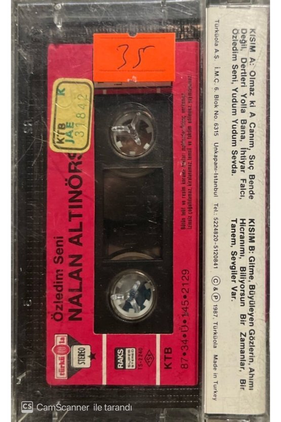 Nalan Altınörs Özledim Seni Kaset