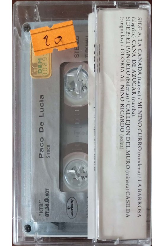 Paco De Lucia Siroco Kaset