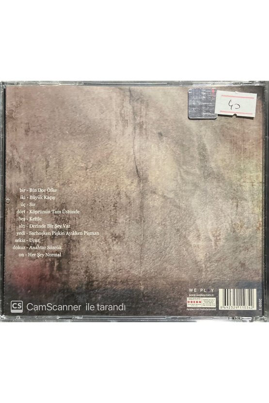 (PLAK DEĞİLDİR CD DİR) Cd Melis Danişmend Daha Az Renk Cd