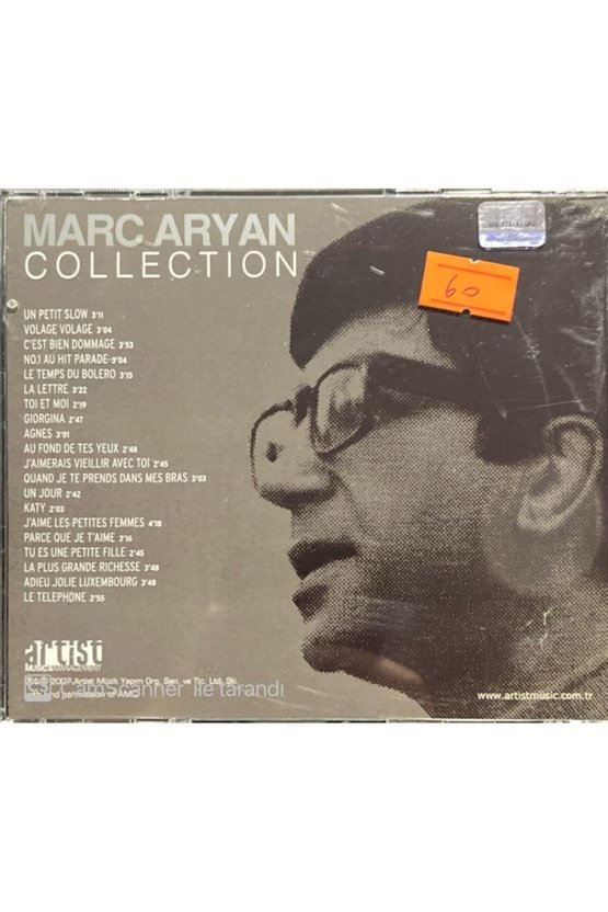 (PLAK DEĞİLDİR CD DİR) Cd Marc Aryan Collection Cd