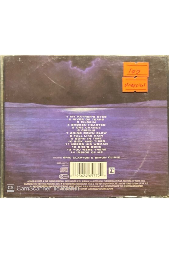 (PLAK DEĞİLDİR CD DİR) Cd Eric Clapton Pilgrim Unoffical Cd