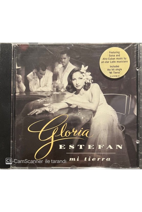(PLAK DEĞİLDİR CD DİR) Cd Gloria Estefan Mi Tierra Cd