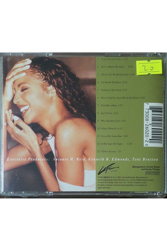 (PLAK DEĞİLDİR CD DİR) Cd Toni Braxton Secrets Cd