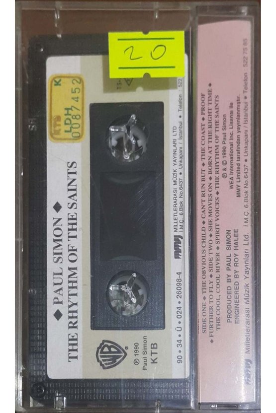 Paul Simon The Rhythm Of The Saintis Kaset