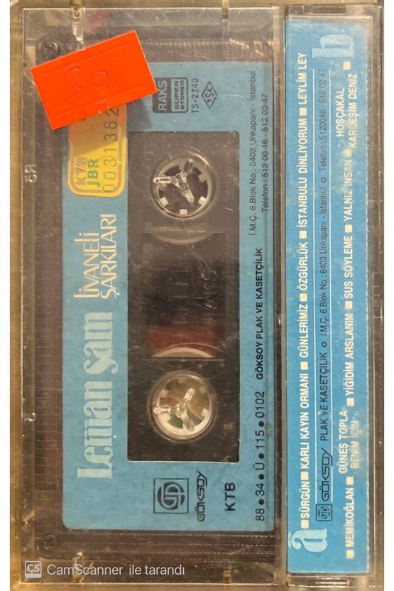 Leman Sam Livaneli Şarkıları Kaset