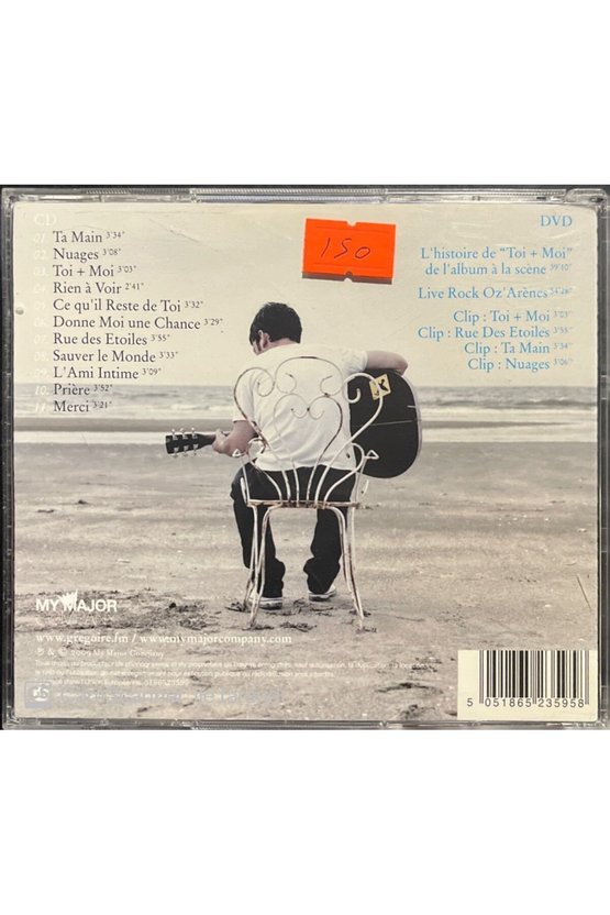 (PLAK DEĞİLDİR CD DİR) Cd Gregoire Toi Moi Cd