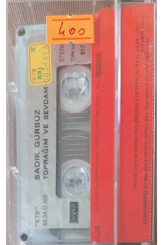 Sadık Gürbüz Toprağım Ve Sevdam Kaset