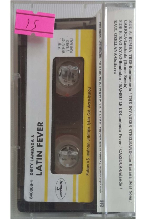 Dirty Lambada Latin Fever Kaset