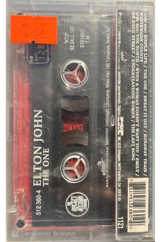 Elton John The One Kaset