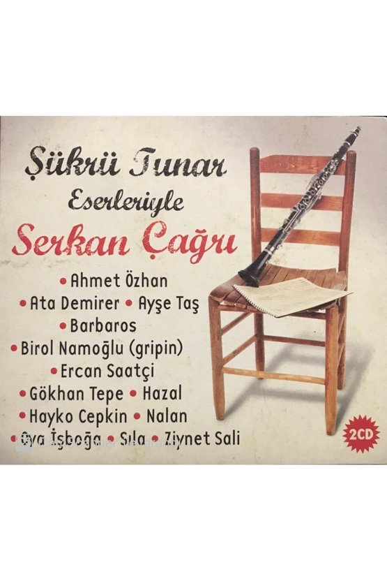 (PLAK DEĞİLDİR CD DİR) Cd Şükrü Tunar Eserleriyle Serkan Çağrı Çift Cd