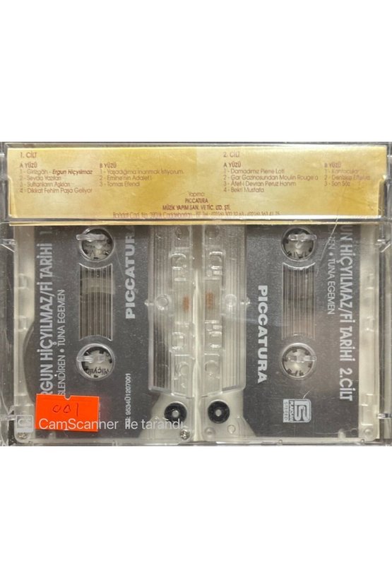 Ergun Hiçyılmaz Fi Tarihi 1. Cilt 2 Cilt Double Kaset