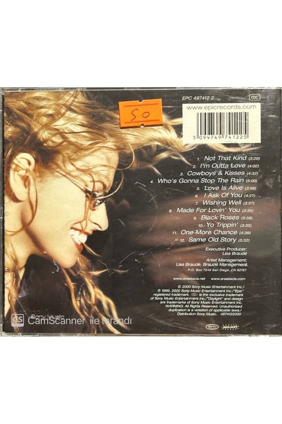 (PLAK DEĞİLDİR CD DİR) Cd Anastacia Not That Kind Cd