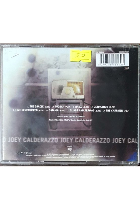 (PLAK DEĞİLDİR CD DİR) Cd Joey Calderazzo Cd