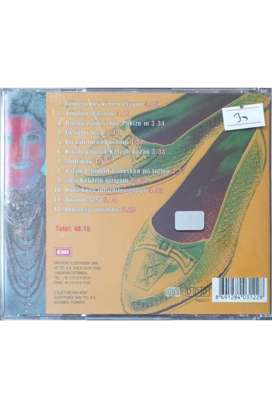 (PLAK DEĞİLDİR CD DİR) Cd Şükriye Tutkun Cd