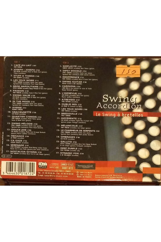 (PLAK DEĞİLDİR CD DİR) Cd Swing Accordion Le Swing A Bretelles Cd