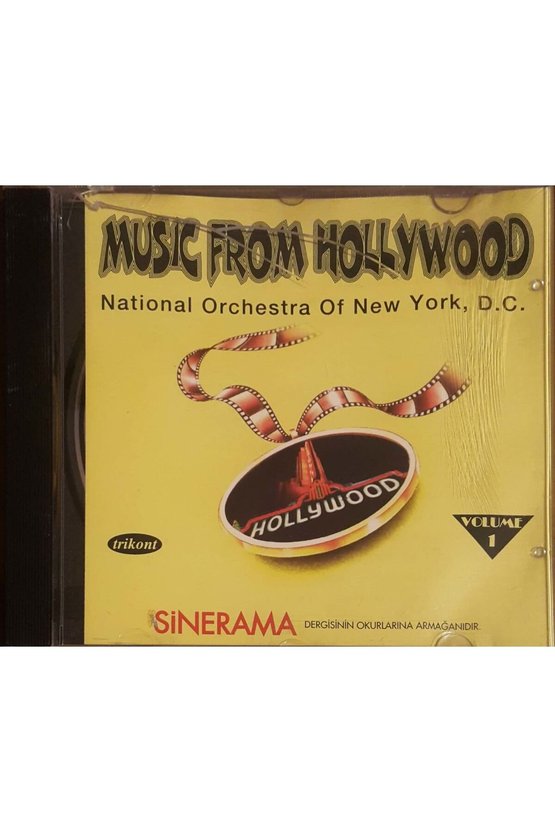 (PLAK DEĞİLDİR CD DİR) Cd Music From Hollywood Volume 1 Cd