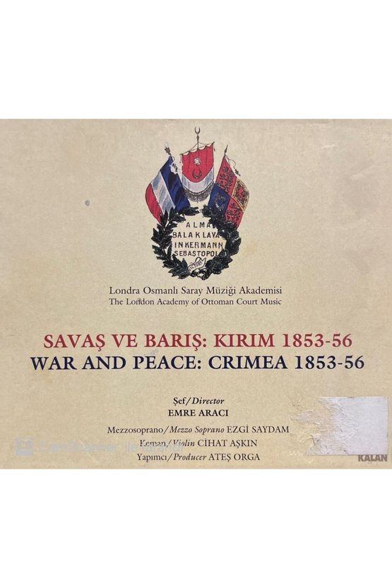 (PLAK DEĞİLDİR CD DİR) Cd Savaş Ve Barış: Kırım 1853-56 Cd