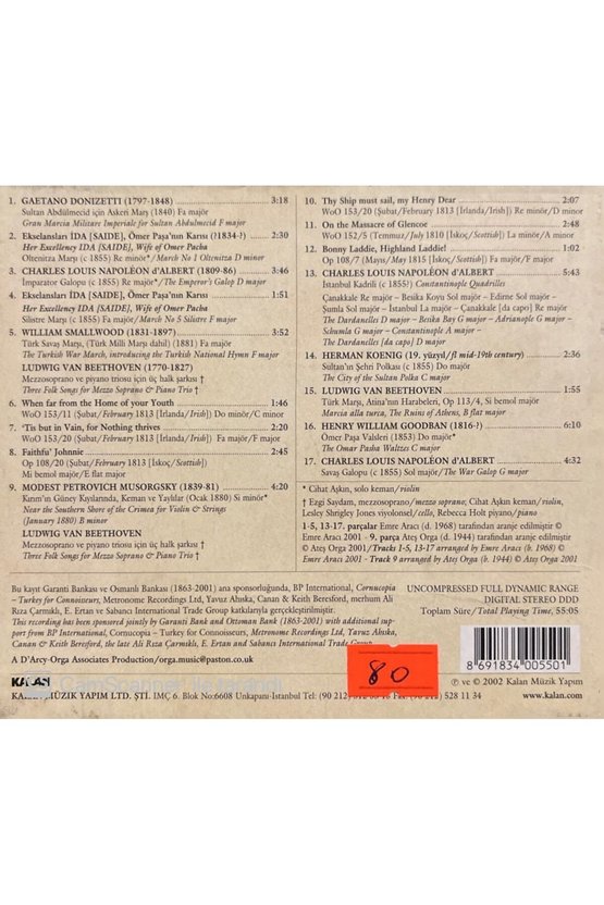 (PLAK DEĞİLDİR CD DİR) Cd Savaş Ve Barış: Kırım 1853-56 Cd