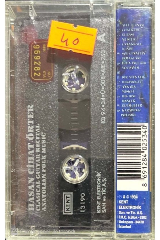 Hasan Cihat Örter Classical Guitar Recital Kaset