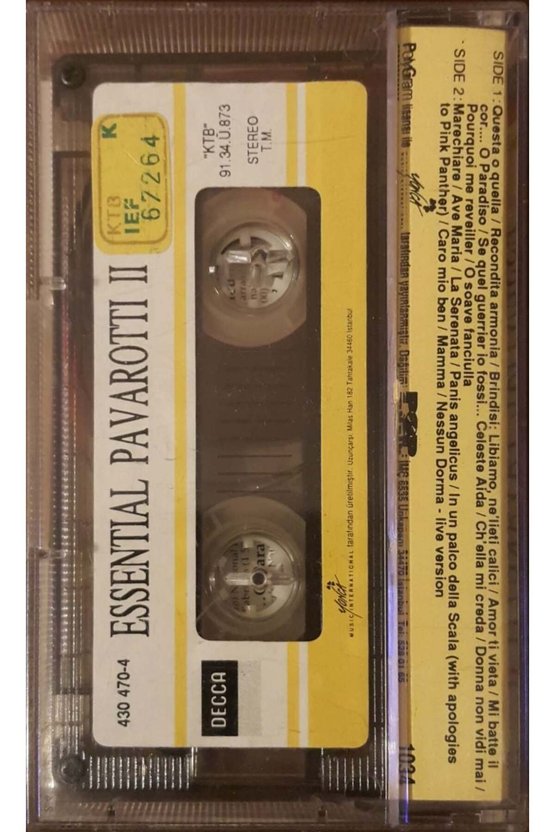 Pavarotti Essetial II Kaset