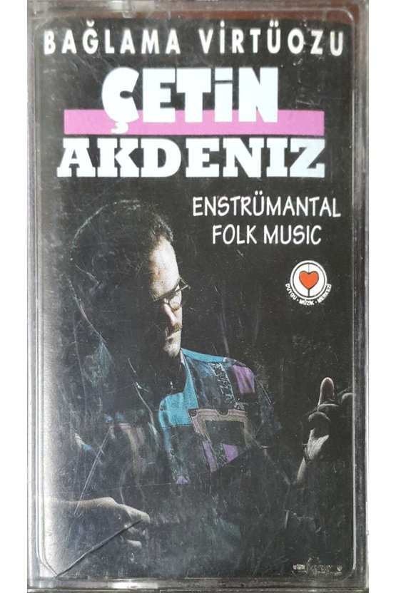 Çetin Akdeniz Bağlama Virtüozu Enstrümantal Folk Music Kaset