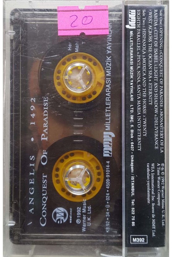 Angelis 1492 Conquest Of Paradise Kaset