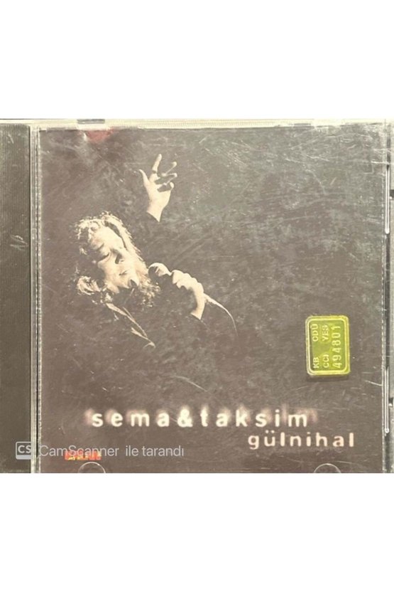 (PLAK DEĞİLDİR CD DİR) Cd Sema & Taksim Gülnihal Sarı Bandrollü Cd