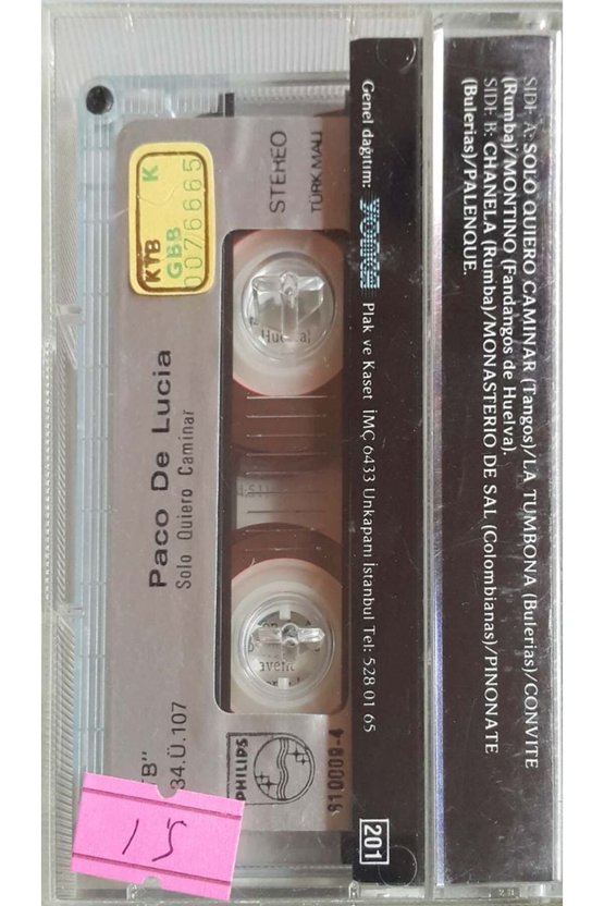 Paco De Lucia Solo Quiero Caminar Kaset