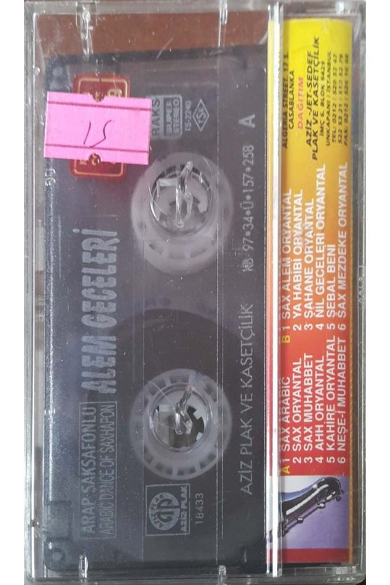 Arap Saksafonu Alem Geceleri Kaset