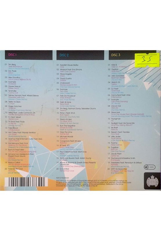 (PLAK DEĞİLDİR CD DİR) Cd The Annual 2011 Cd