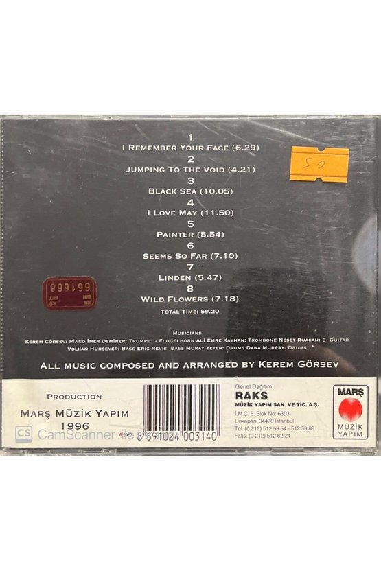 (PLAK DEĞİLDİR CD DİR) Cd Kerem Görsev I Love May Cd